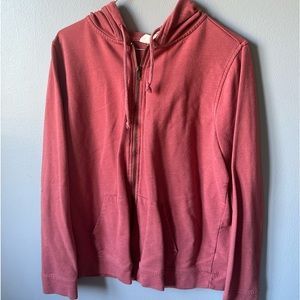 Red Zip Up Hoodie